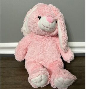 Teddy Mountain Pink Bunny Rabbit Plush Stuffed Animal Toy Kids Cute Easter